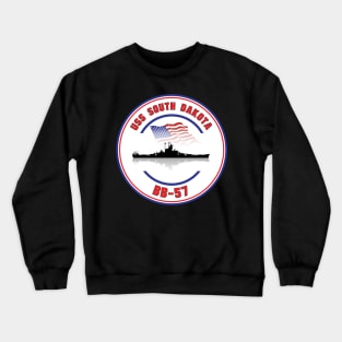 USS South Dakota BB-57 Crewneck Sweatshirt